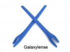 Galaxy Replacement Earsocks Rubber Kits For Oakley Radar EV Path Blue Color